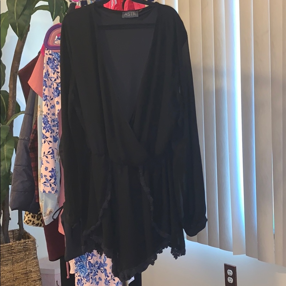 Black XL romper